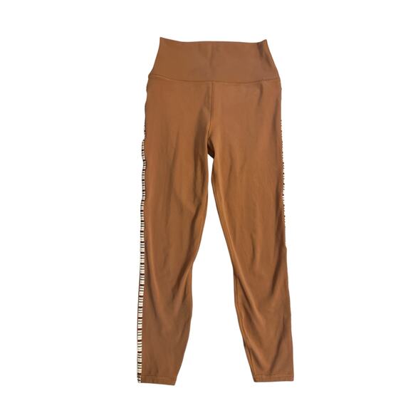 Women S Spiritual Gangster Ada Dream Tech Deep Rust Brown Leggings Cropped Yoga - Picture 1 of 6